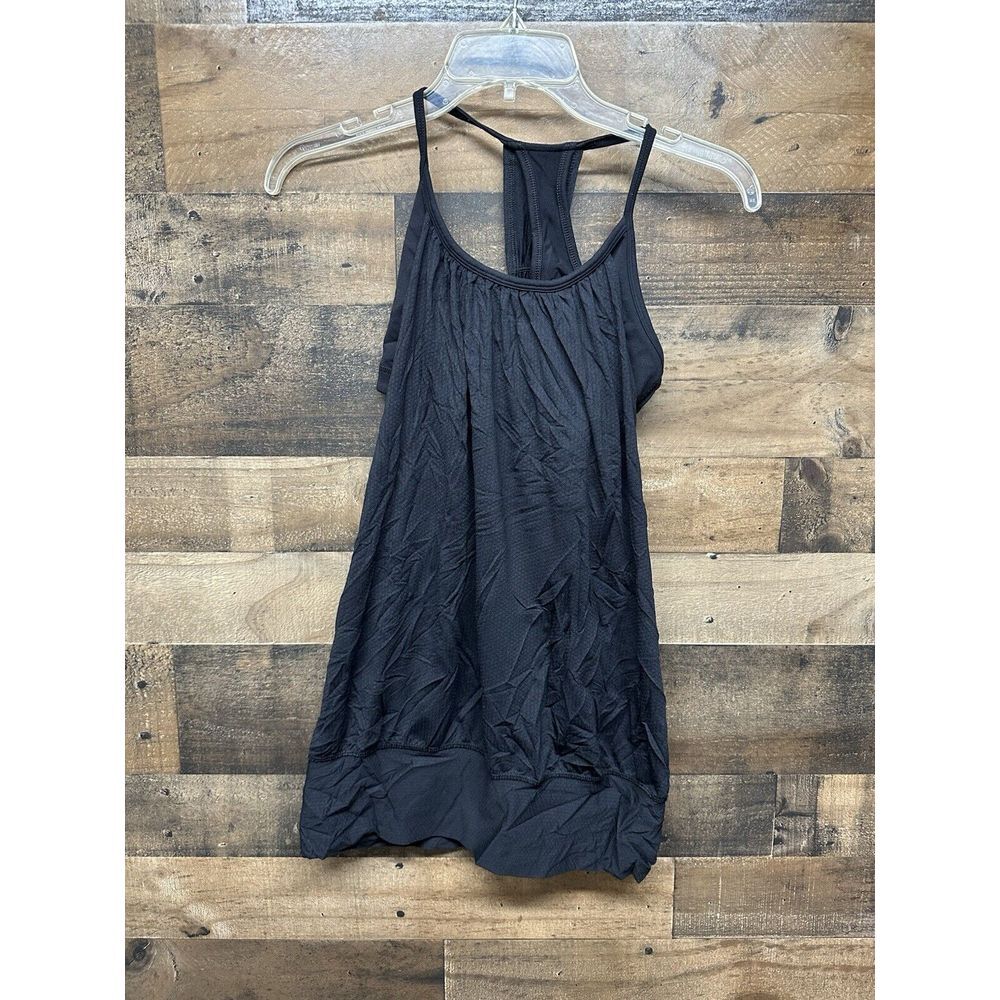 Lululemon Women's Black Full Length Racerback Tank‎ Top